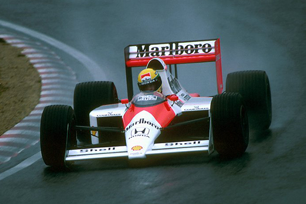 McLaren MP4/4B test 1988