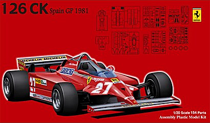 1/20 Ferrari 126CK by Fujimi