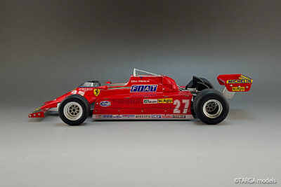 TTAF20PP1310 1/20 Ferrari 126CK 1981 #27 Gilles Villeneuve by TARGA models