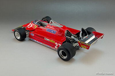 TTAF20PP1310 1/20 Ferrari 126CK 1981 #27 Gilles Villeneuve by TARGA models