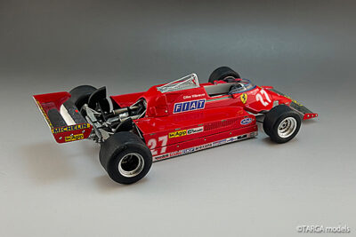 TTAF20PP1310 1/20 Ferrari 126CK 1981 #27 Gilles Villeneuve by TARGA models