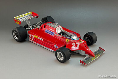 TTAF20PP1310 1/20 Ferrari 126CK 1981 #27 Gilles Villeneuve by TARGA models