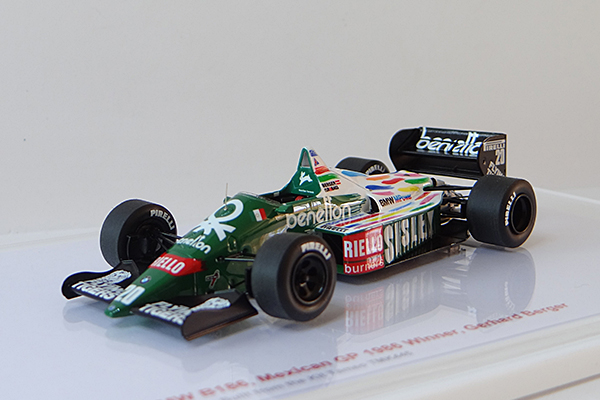 RRIM43WP0000 1/43 Benetton B186 1986 #20 Gerhard Berger by rosso corsa models