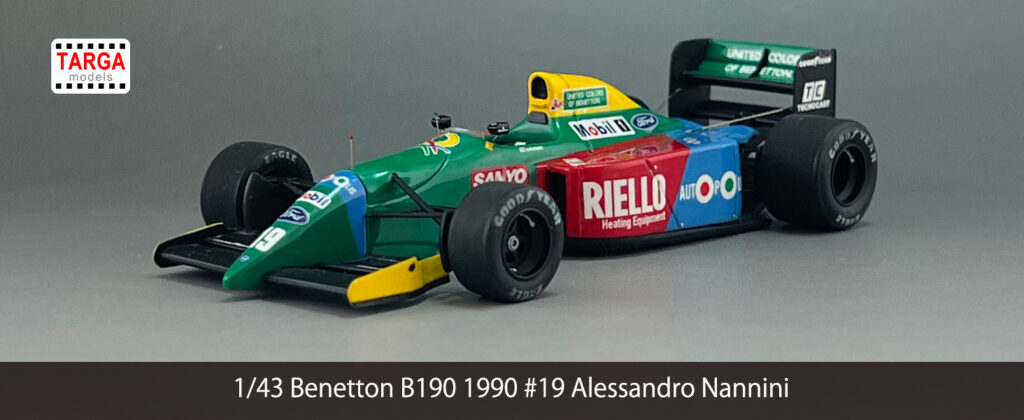 TTAF43WP1060 1/43 Benetton B190 1990 #19 Alessandro Nannini