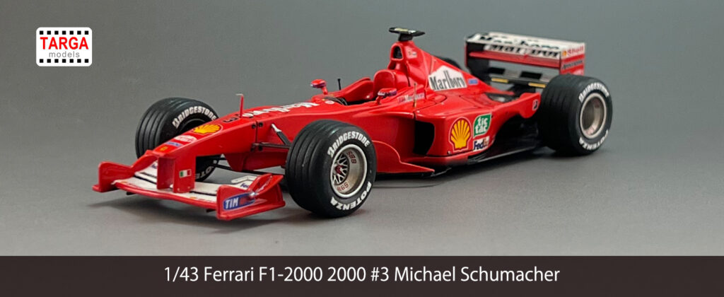 TTAF43WP1000 1/43 Ferrari F1-2000 2000 #3 Michael Schumacher