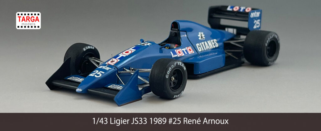 TTAF43WP1020 1/43 Ligier JS33 1989 #25 René Arnoux